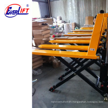 1000kg 1500kg Manual High Lift Hand Pallet Truck